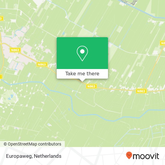 Europaweg, 7761 Schoonebeek map