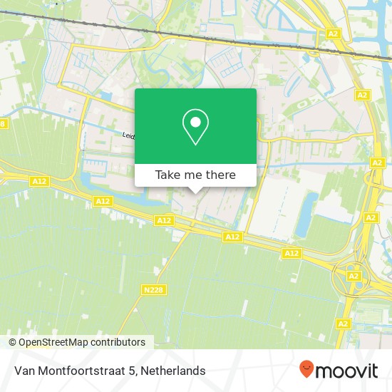 Van Montfoortstraat 5, 3454 ER De Meern Karte