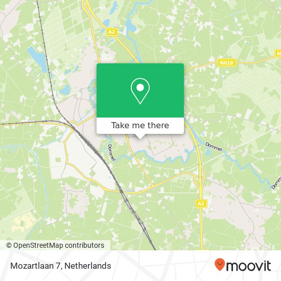 Mozartlaan 7, 5283 KA Boxtel map