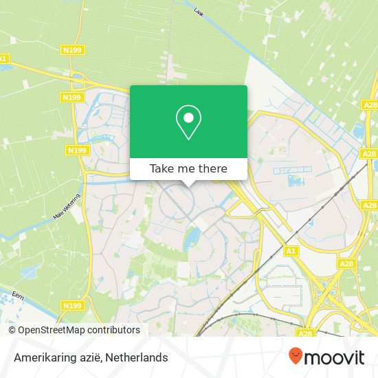 Amerikaring azië, 3823 Amersfoort map