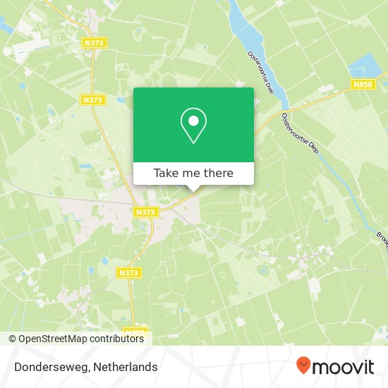 Donderseweg, 9331 BG Norg map