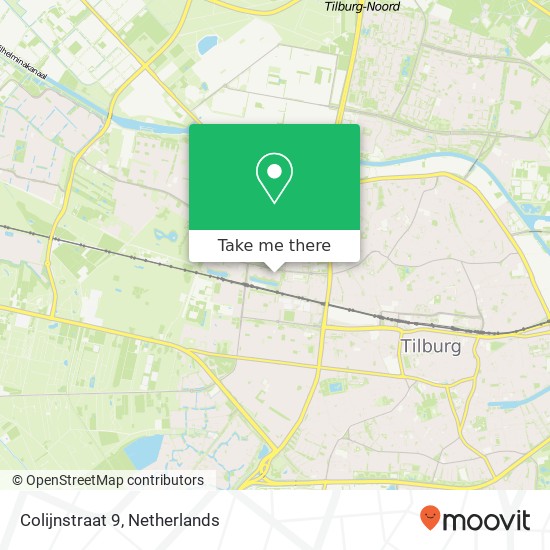 Colijnstraat 9, 5042 RC Tilburg map