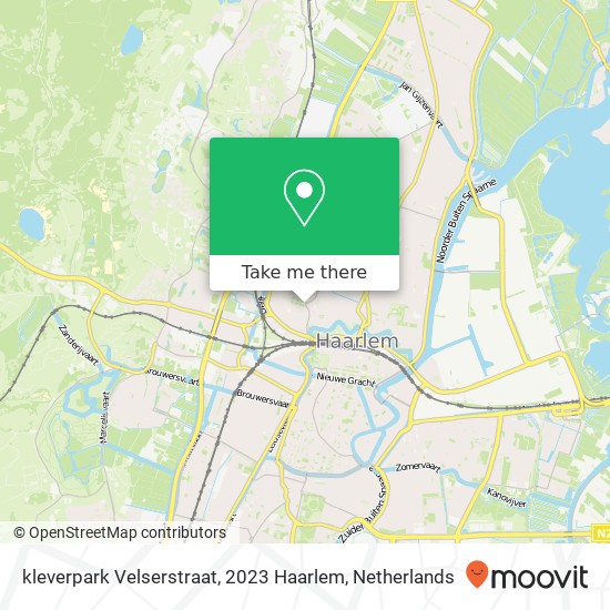 kleverpark Velserstraat, 2023 Haarlem map