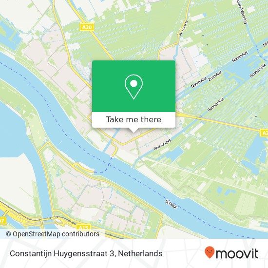 Constantijn Huygensstraat 3, 3141 TA Maassluis map