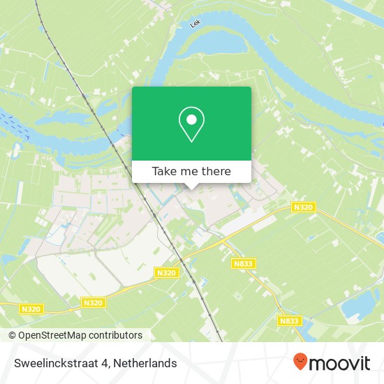 Sweelinckstraat 4, 4102 BT Culemborg map