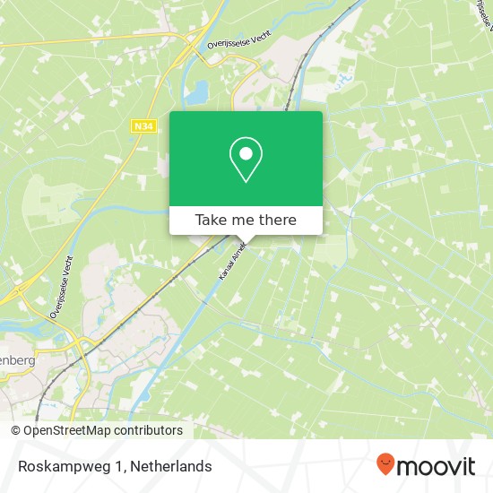 Roskampweg 1, 7778 HJ Loozen map