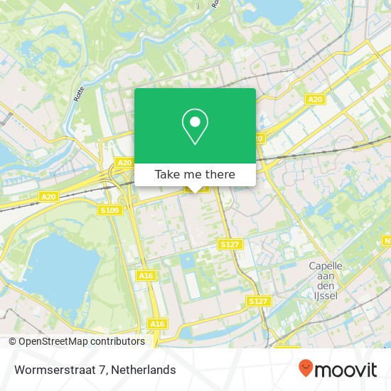 Wormserstraat 7, 3067 EV,3067 EV Rotterdam map