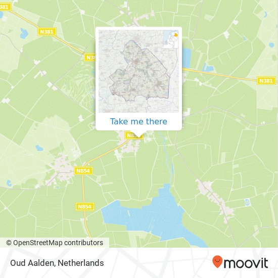 Oud Aalden, 7854 Aalden map