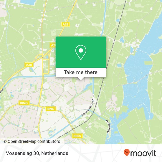 Vossenslag 30, 9403 XG Assen map