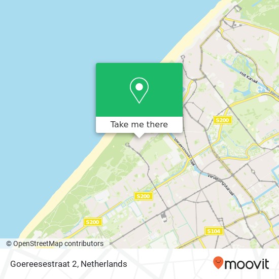 Goereesestraat 2, 2583 NM Scheveningen Karte