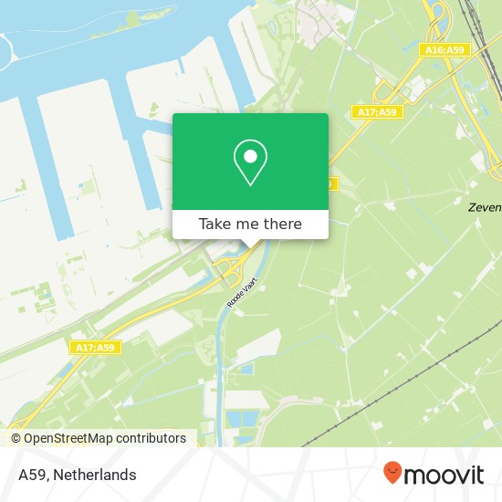 A59, 4782 Moerdijk map