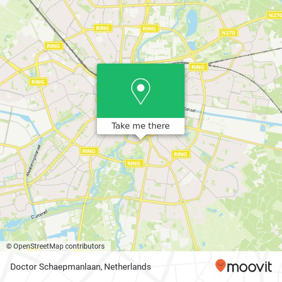Doctor Schaepmanlaan, 5615 Eindhoven Karte