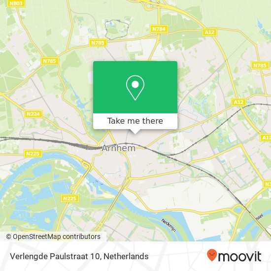 Verlengde Paulstraat 10, 6822 AP Arnhem map