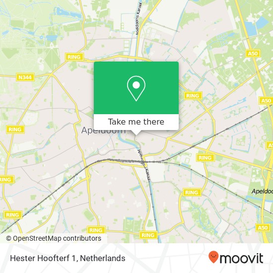 Hester Hoofterf 1, 7321 AJ Apeldoorn Karte