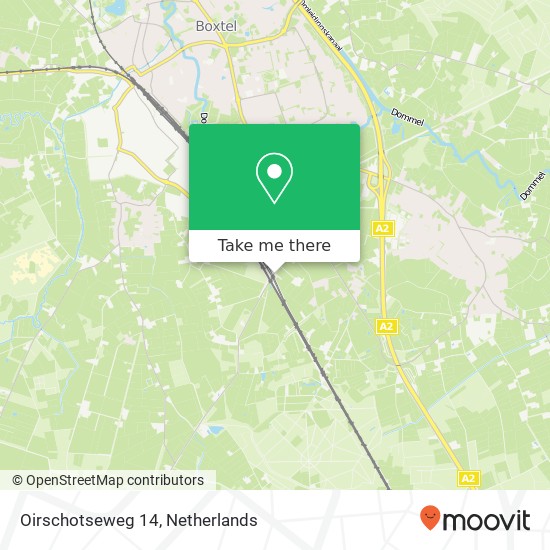 Oirschotseweg 14, 5281 RD Boxtel Karte