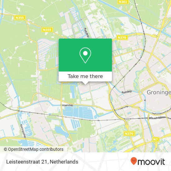 Leisteenstraat 21, 9743 VA Groningen map