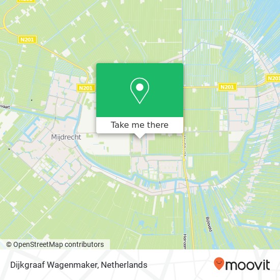 Dijkgraaf Wagenmaker, 3648 KK Wilnis map