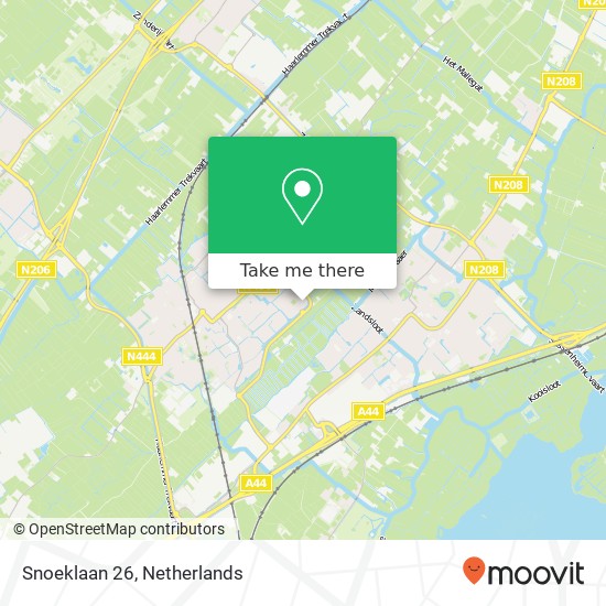 Snoeklaan 26, 2215 XG Voorhout map