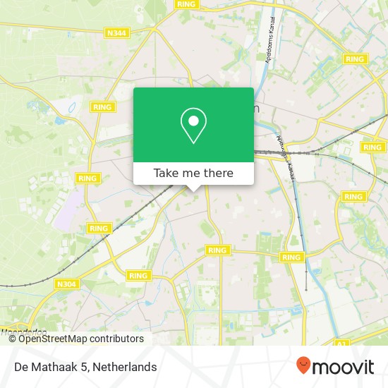 De Mathaak 5, 7335 AG Apeldoorn map