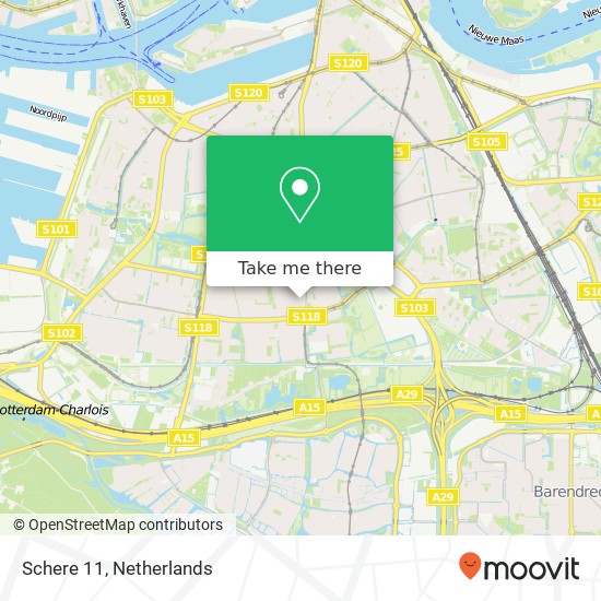 Schere 11, 3085 DT Rotterdam map