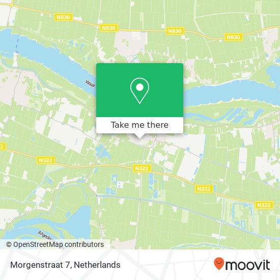 Morgenstraat 7, 5305 CJ Zuilichem map