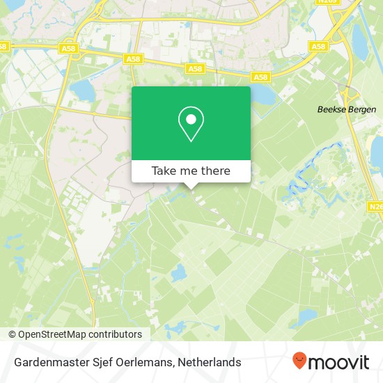 Gardenmaster Sjef Oerlemans, Beeksedijk 22 map