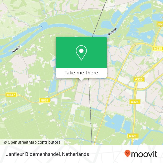 Janfleur Bloemenhandel, Fortunastraat 4 map