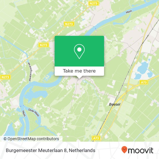 Burgemeester Meuterlaan 8, 5954 BK Beesel map