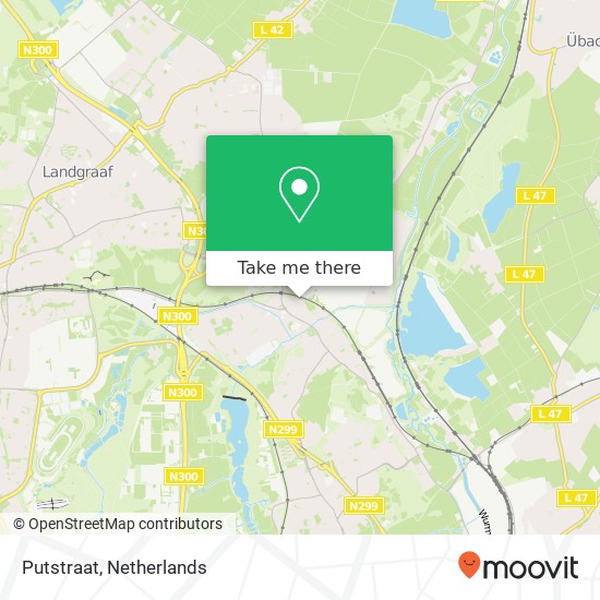 Putstraat, 6471 GA Eygelshoven map