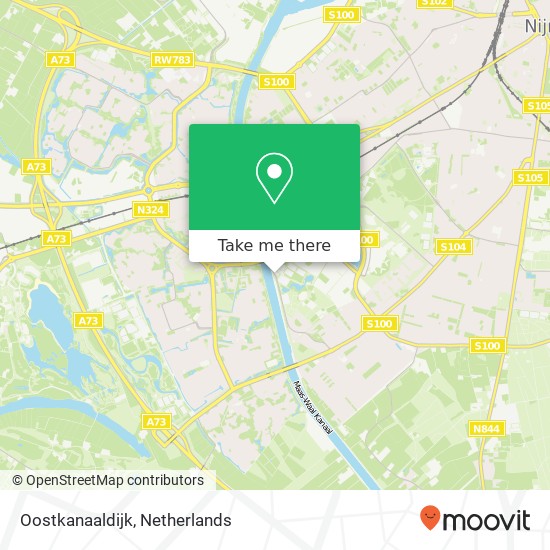 Oostkanaaldijk, 6534 Nijmegen Karte