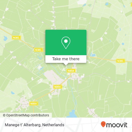 Manege t' Alterbarg, Hoofdstraat 28 map