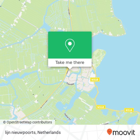 lijn nieuwpoorts, 1141 BT Monnickendam map