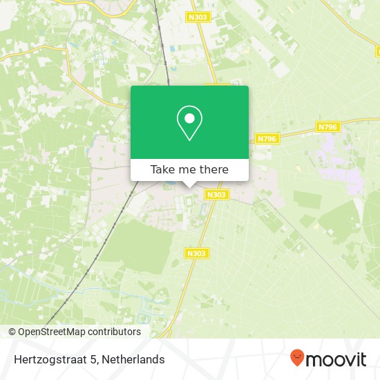 Hertzogstraat 5, 3851 DH Ermelo map