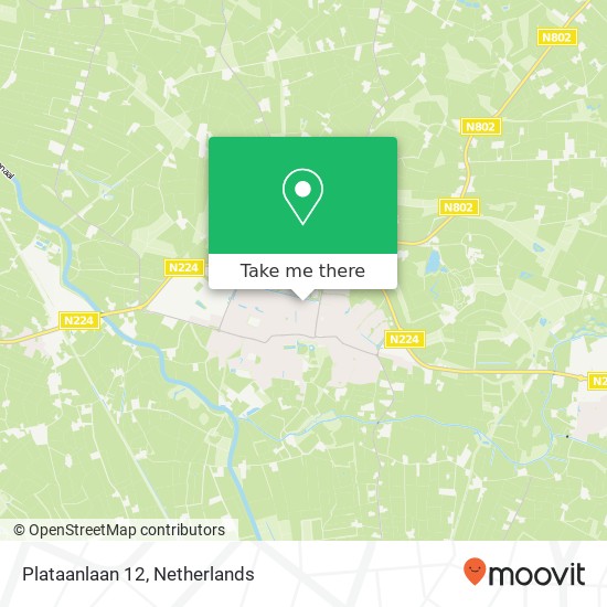 Plataanlaan 12, 3925 JE Scherpenzeel map