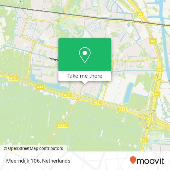 Meerndijk 106, 3454 HV De Meern map