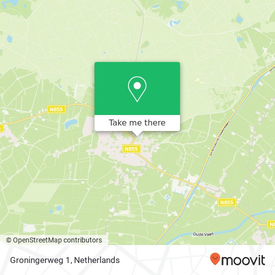 Groningerweg 1, 7981 LA Diever map