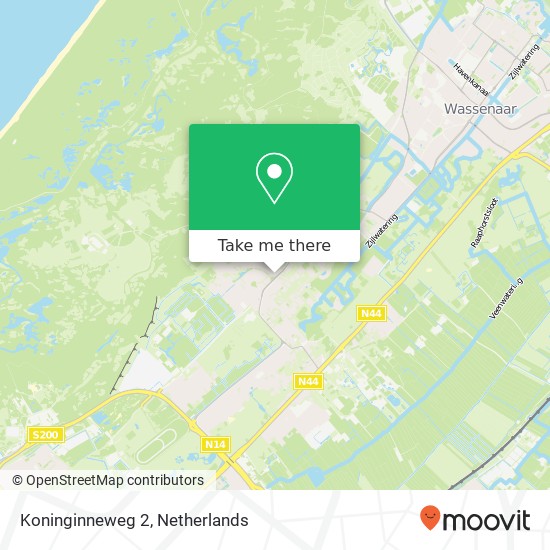 Koninginneweg 2, 2243 HB Wassenaar map