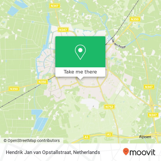 Hendrik Jan van Opstallstraat, 7462 GH Rijssen map