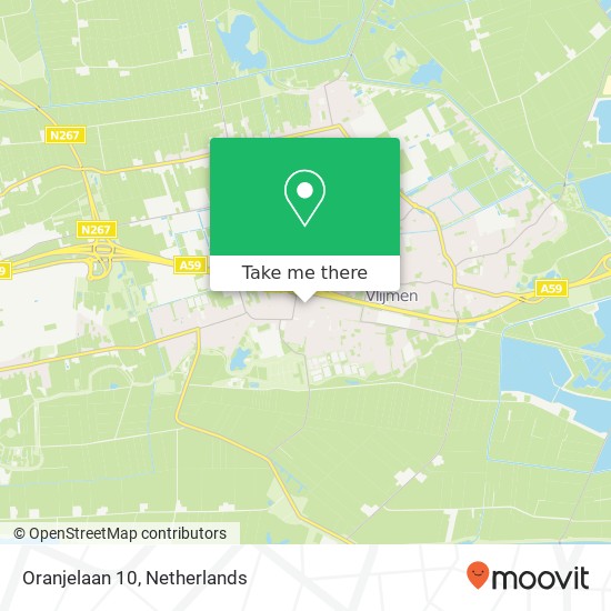 Oranjelaan 10, 5251 JL Vlijmen map