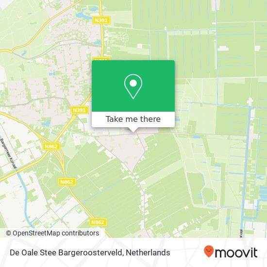 De Oale Stee Bargeroosterveld, Splitting 55 map