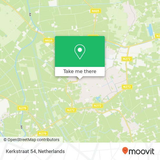 Kerkstraat 54, 5421 KX Gemert map