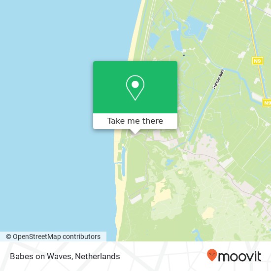 Babes on Waves, Heereweg 403 Karte