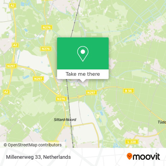 Millenerweg 33 map