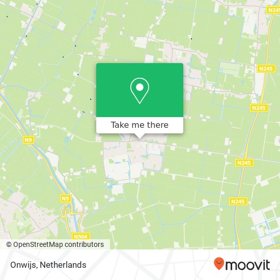 Onwijs, Dorpsstraat 157 map