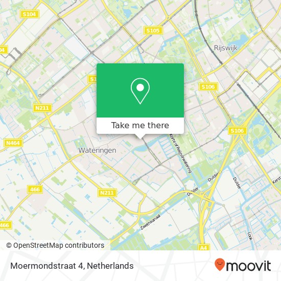 Moermondstraat 4, 2548 SB Den Haag map
