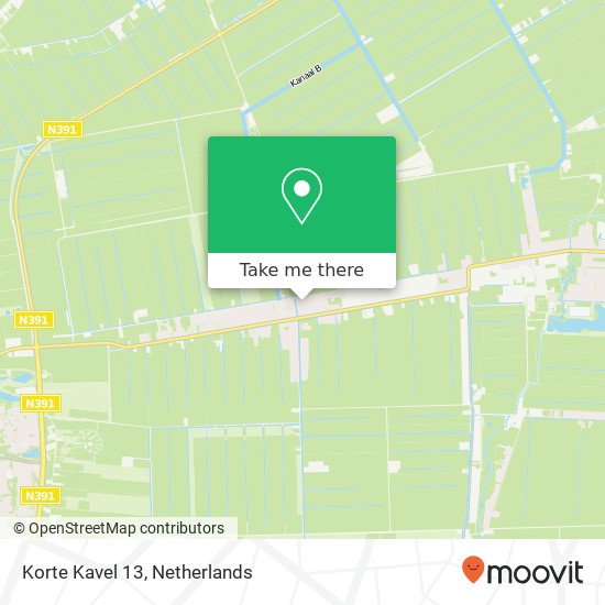 Korte Kavel 13, 7881 LT Emmer-Compascuum map