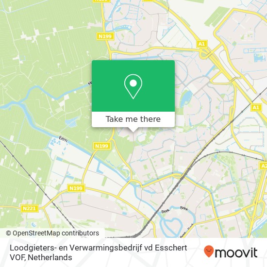 Loodgieters- en Verwarmingsbedrijf vd Esschert VOF Karte
