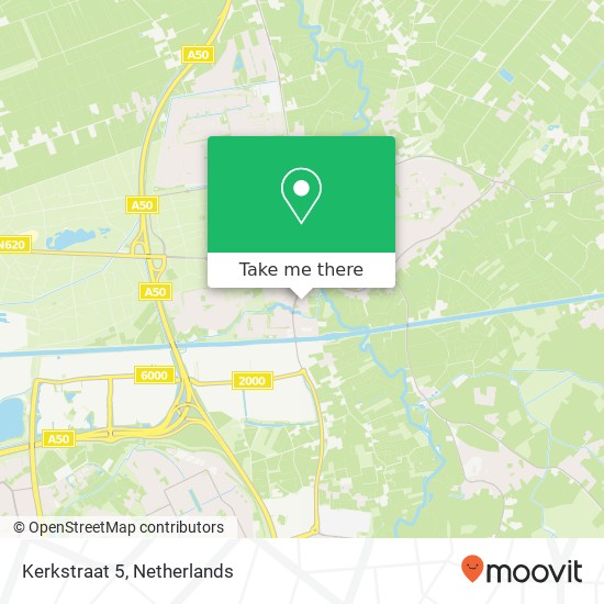 Kerkstraat 5, 5691 AK Son map