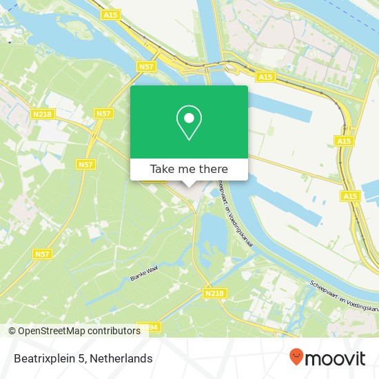 Beatrixplein 5, 3238 AB Zwartewaal map