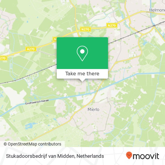 Stukadoorsbedrijf van Midden, Teunishoeve 3 Karte